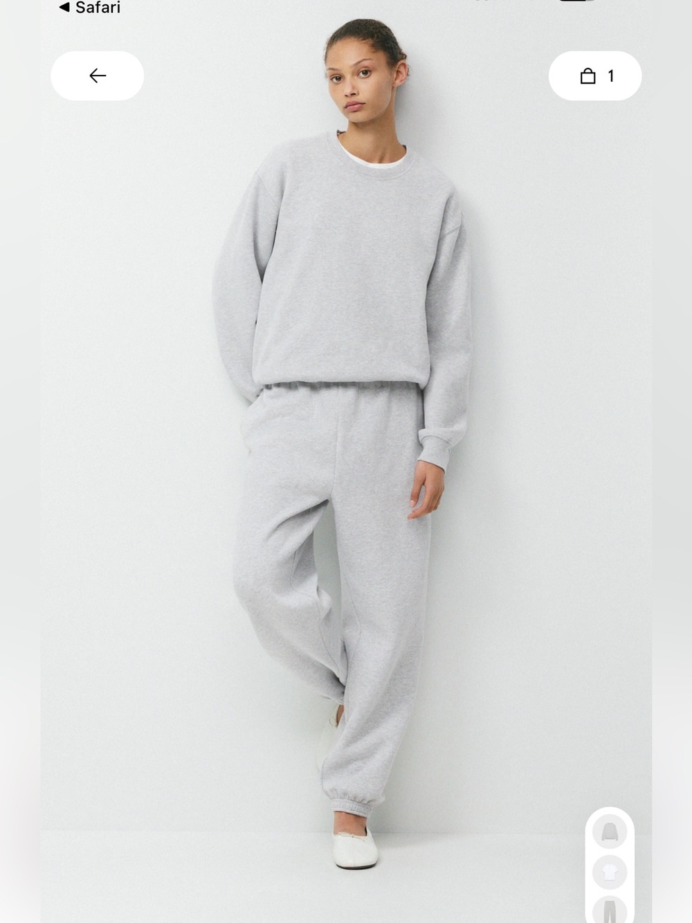 ARITZIA SWEATFLEECE PERFECT CREW